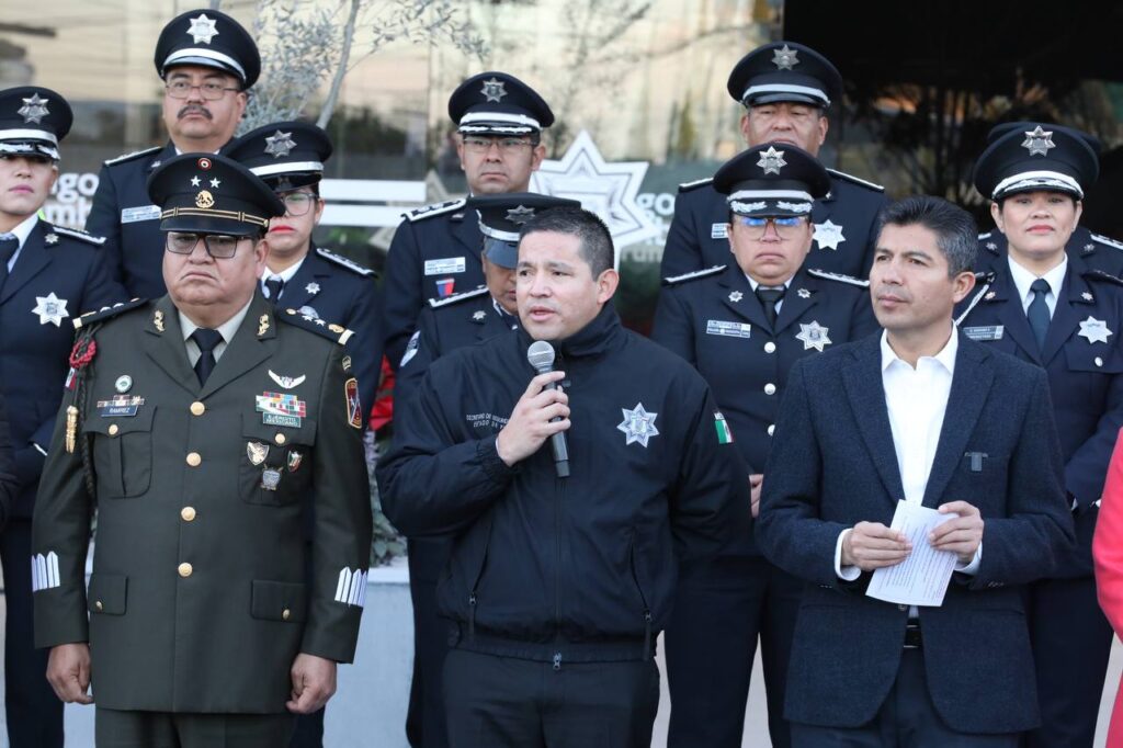 Video desde Puebla: Eduardo Rivera entregó nuevo complejo de seguridad