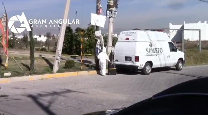 Video desde Puebla: En aparente asalto asesinan a dos hombre en San Andrés Cholula