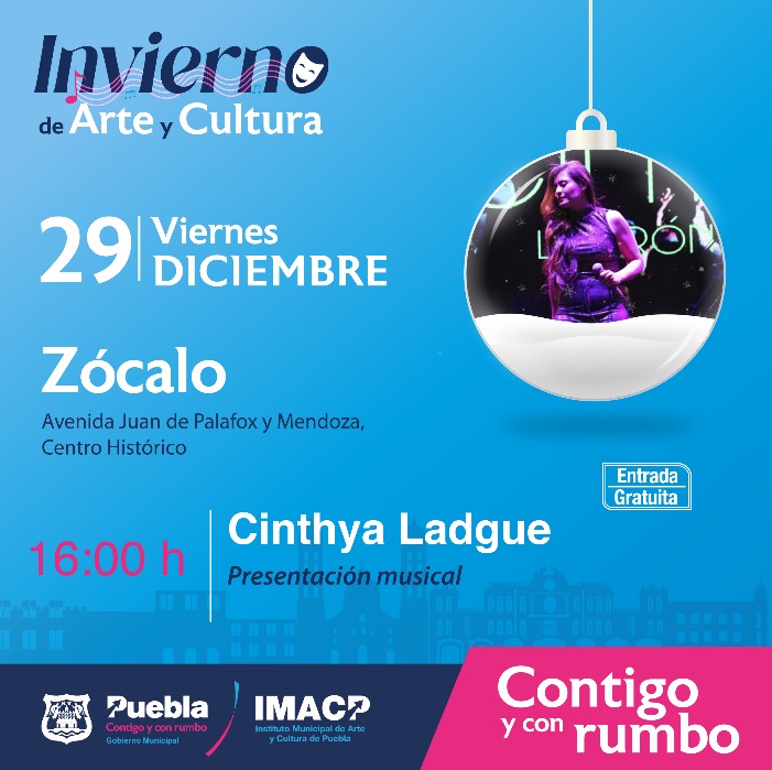 Noche de Museos y más arte y cultura en este fin de año para Puebla capital