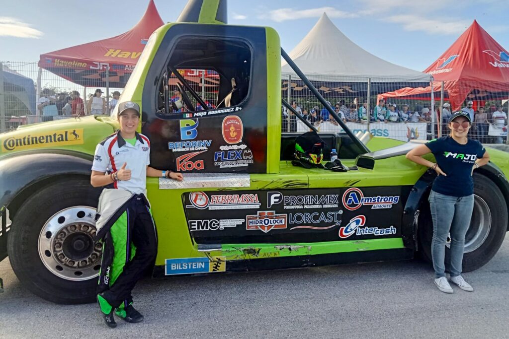 Majo Rodríguez cumple con destacada campaña en tractocamiones