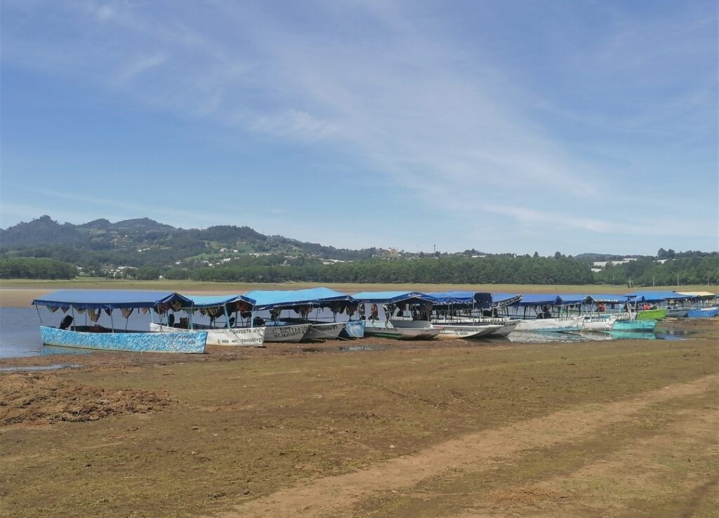 Presa el Tejocotal, convertida en la fosa séptica de Ahuazotepec