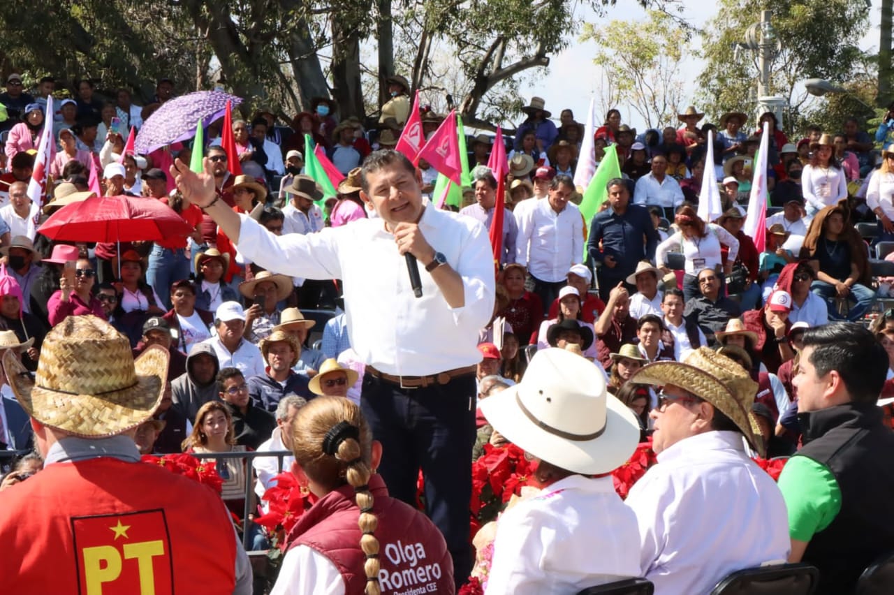 En Puebla conformamos una coalición ganadora, en unidad vamos a la victoria, asegura Alejandro Armenta