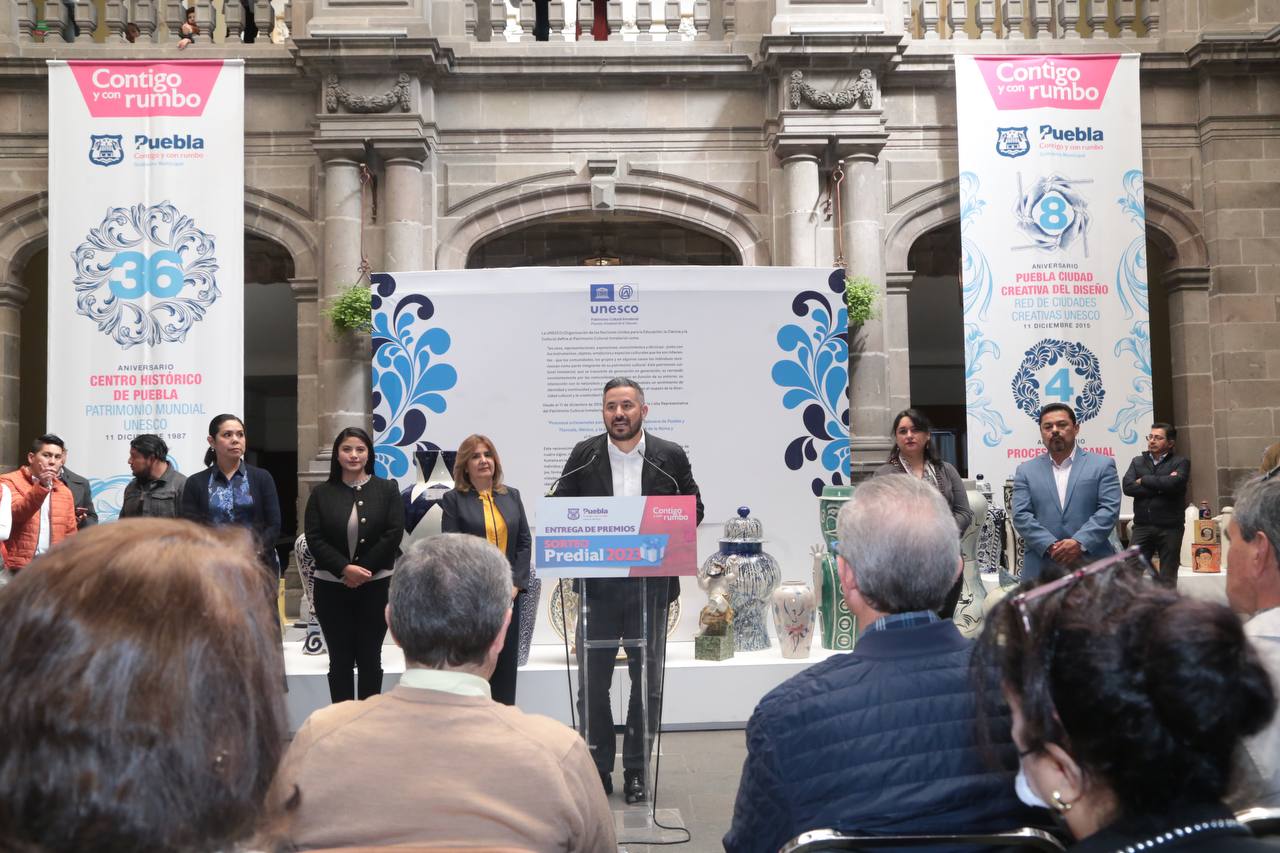 Gobierno municipal de Puebla entregó los Premios del Sorteo Predial 2023