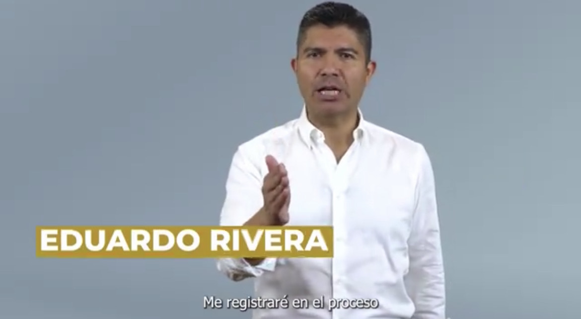 Anuncia Eduardo Rivera que pedirá licencia antes de las precampañas
