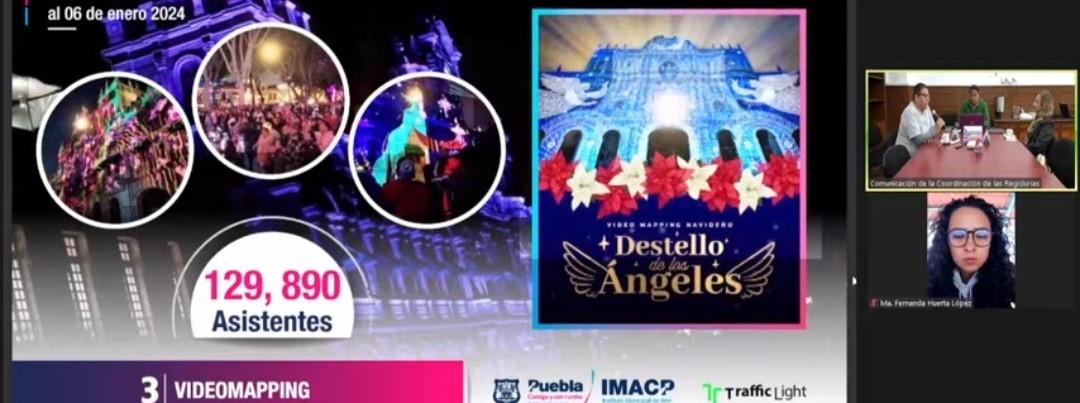 Video mapping decembrino fue visto por casi 130 mil personas: IMAC