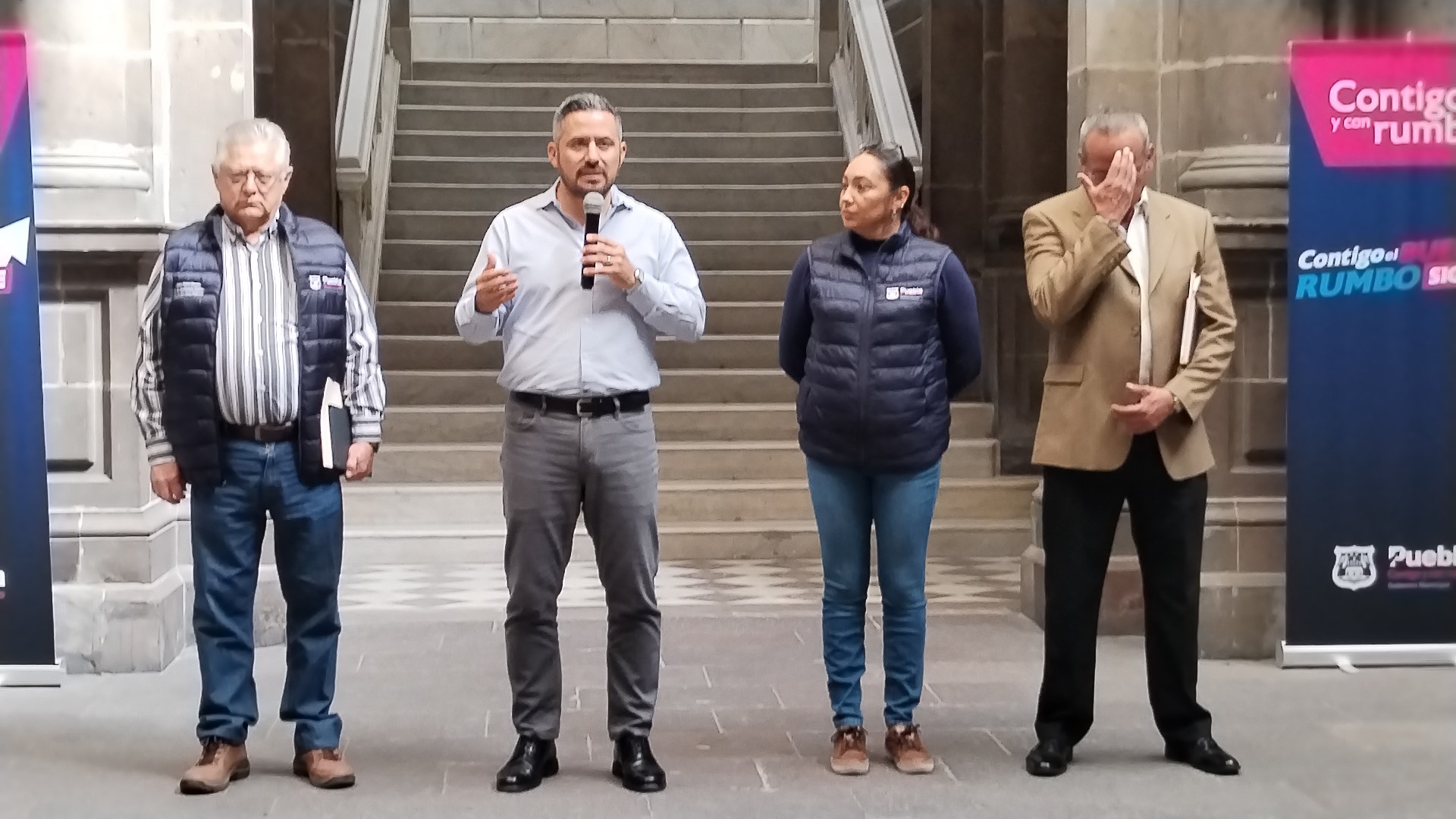 Ayuntamiento de Puebla se encargará del alumbrado en la ciclopista Hermanos Serdán, precisó Adán Domínguez