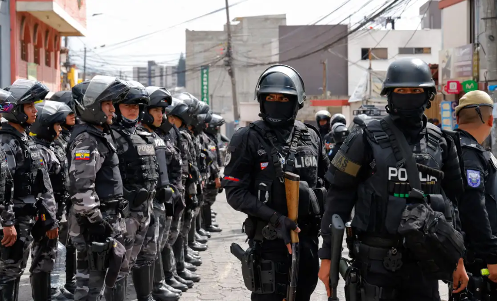 Policías de 16 países latinoamericanos se reunieron por la violencia…en Ecuador