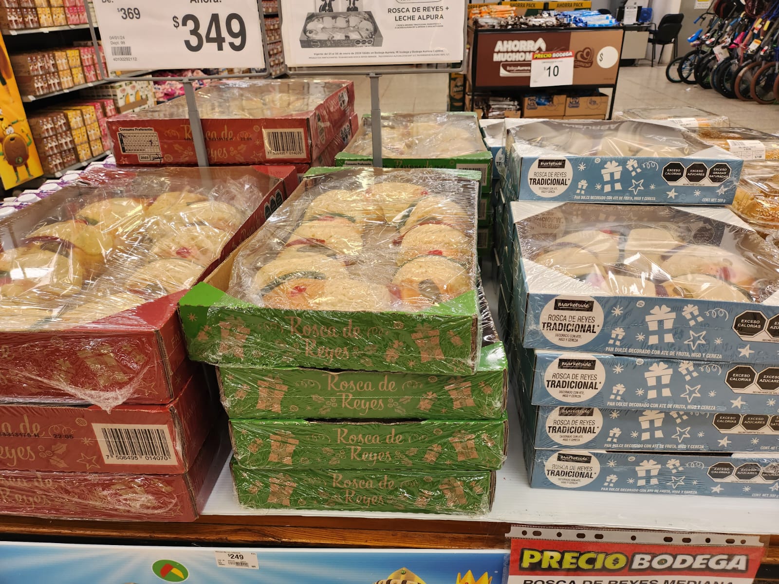 De 69 a mil pesos o más, el costo de algunas roscas de reyes en Puebla