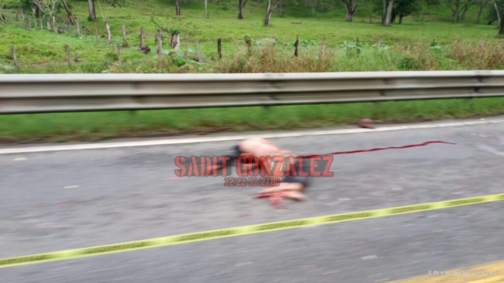 Muere al intentar cruzar la Pachuca-Tuxpan