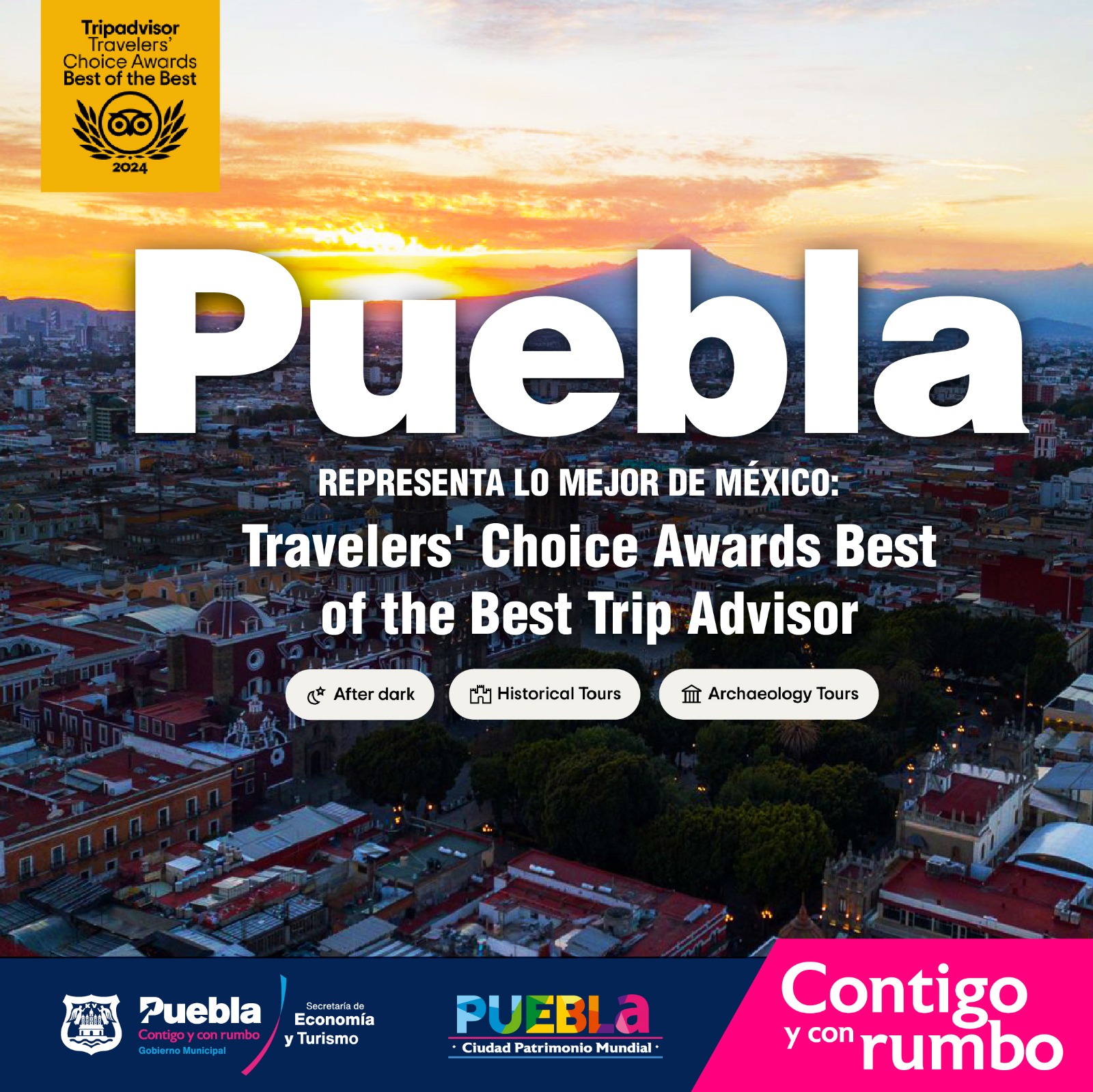 Puebla capital, entre los mejores destinos turísticos de México: Trip Advisor