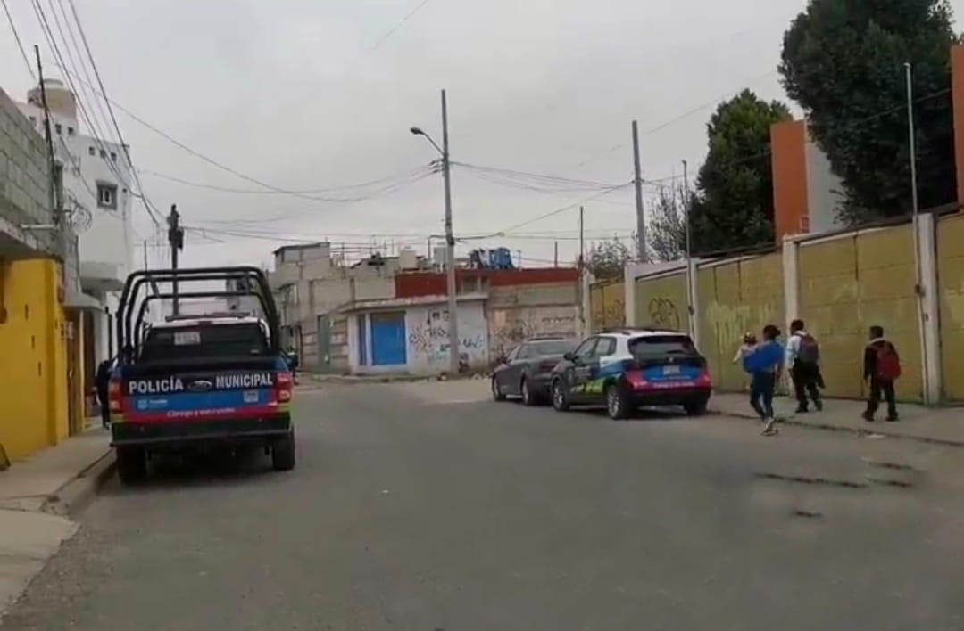 Video desde Puebla: Encuentran cadáver en la colonia Historiadores