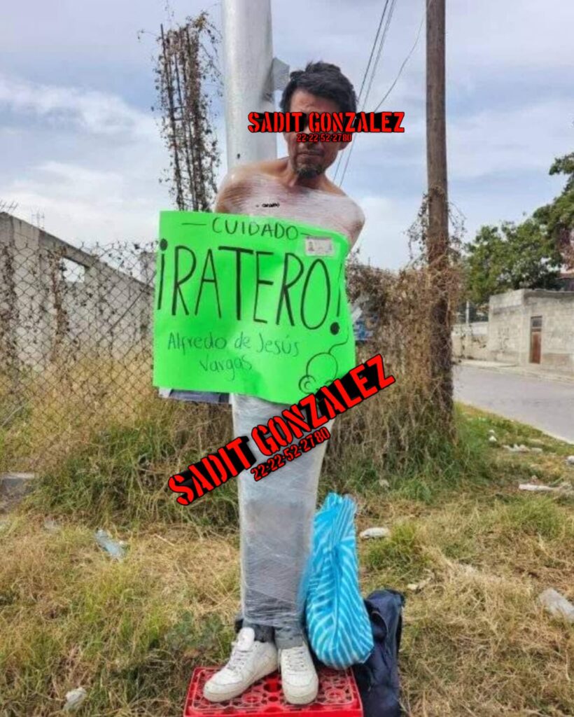 Vecinos, no la policía municipal, detuvieron a presunto ratero en San Andrés Cholula