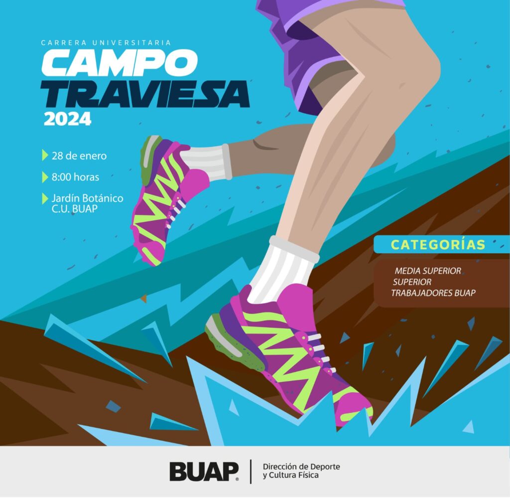Carrera Campo Traviesa BUAP será el 28 de enero en el Jardín Botánico