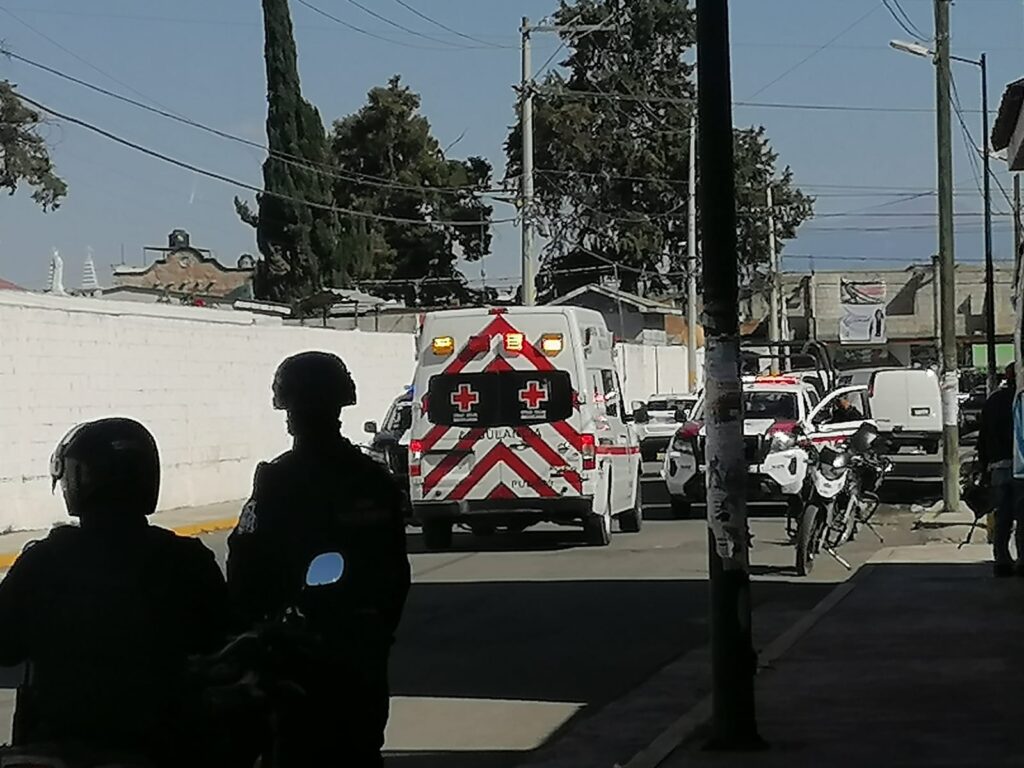 Movilización policíaca y balacera en San Martín Texmelucan