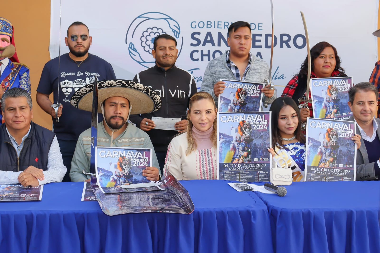 Presentan el Carnaval San Pedro Cholula 2024