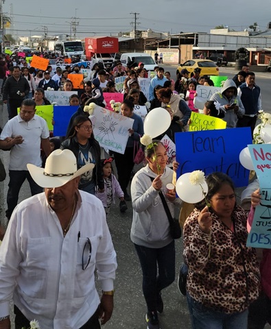 Fotonota: Así se llevó a cabo la 1ra marcha silenciosa contra la inseguridad en Amozoc