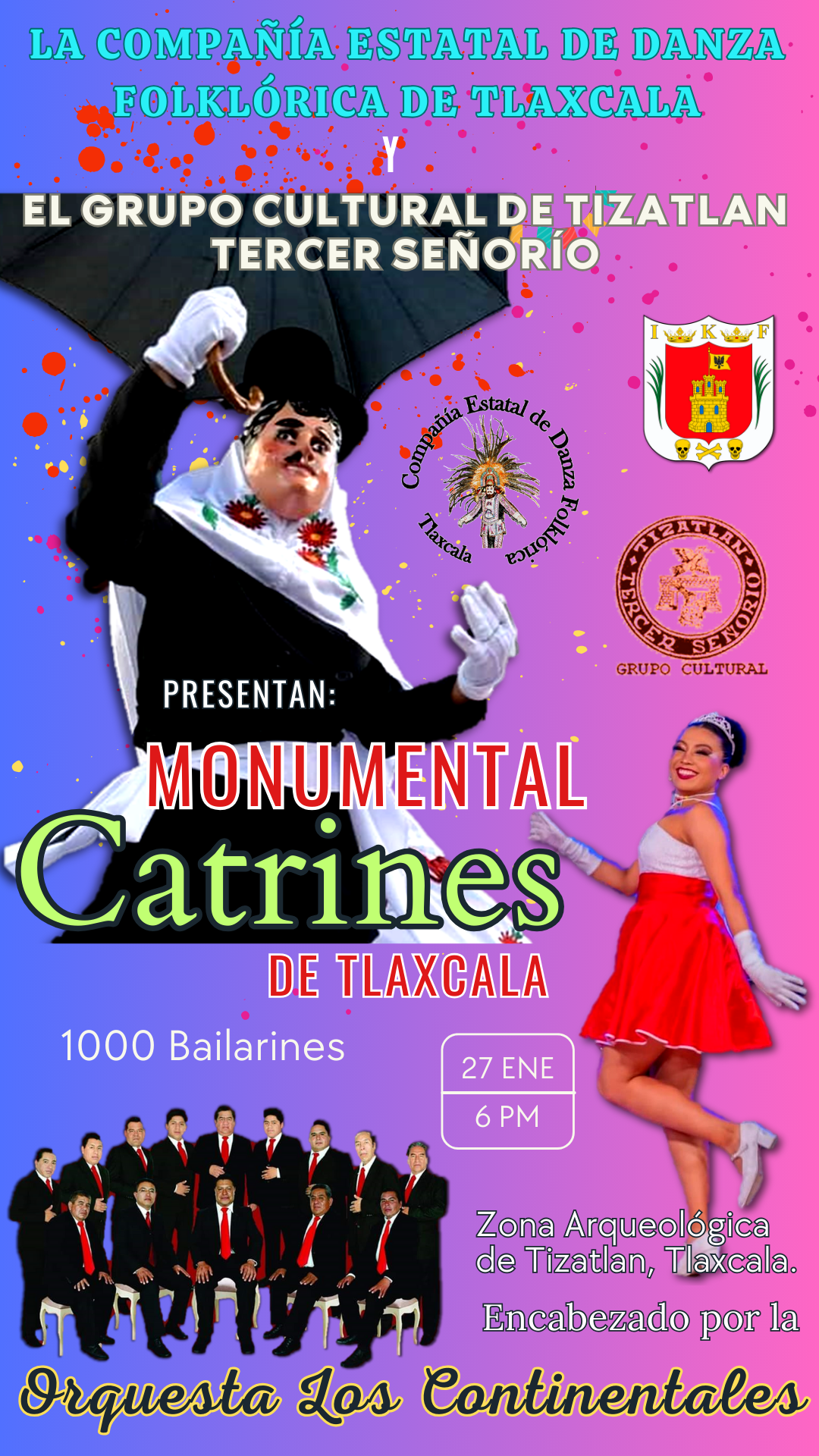 Más de mil bailarines rendirán homenaje a las cuadrillas de catrines