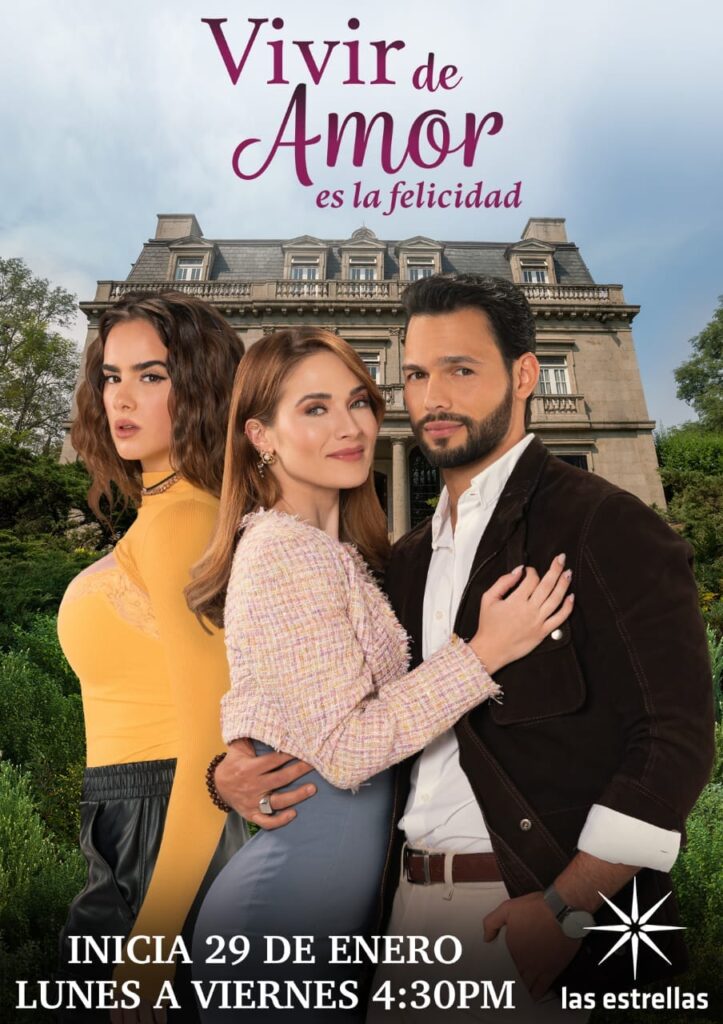 “Vivir de amor”, la nueva telenovela de Salvador Mejía, se estrena este lunes 29 de enero a las 16:30 horas por “las estrellas”