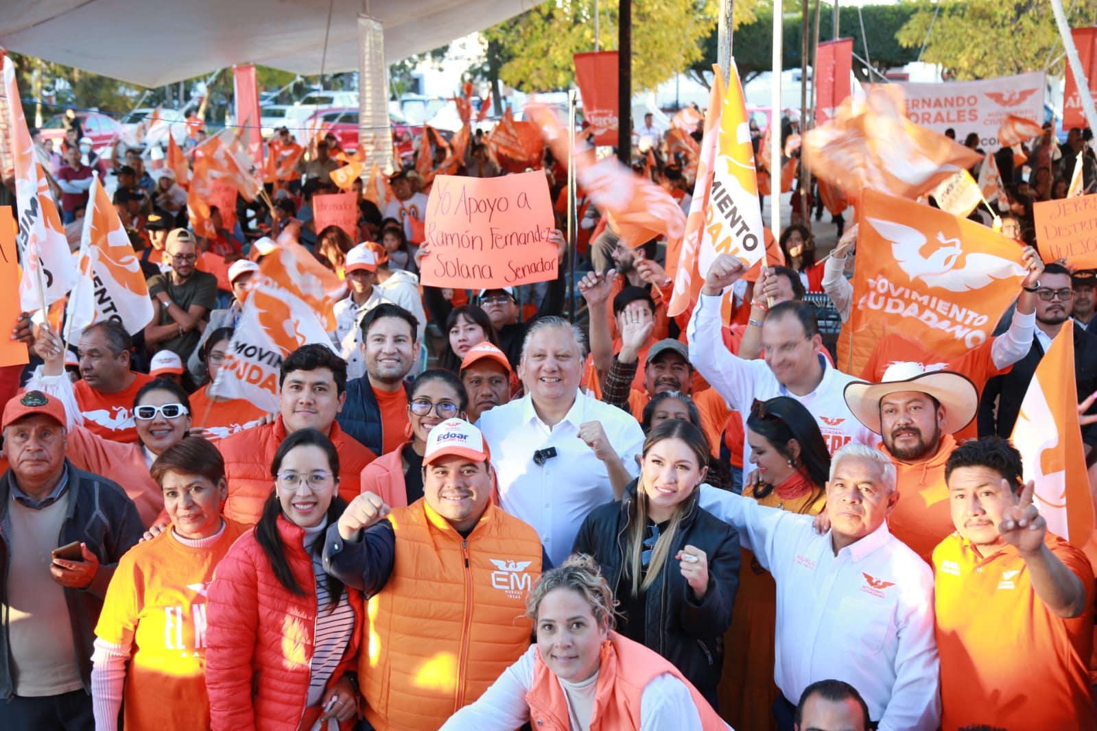 Fernando Morales cierra precampaña en Tecali de Herrera