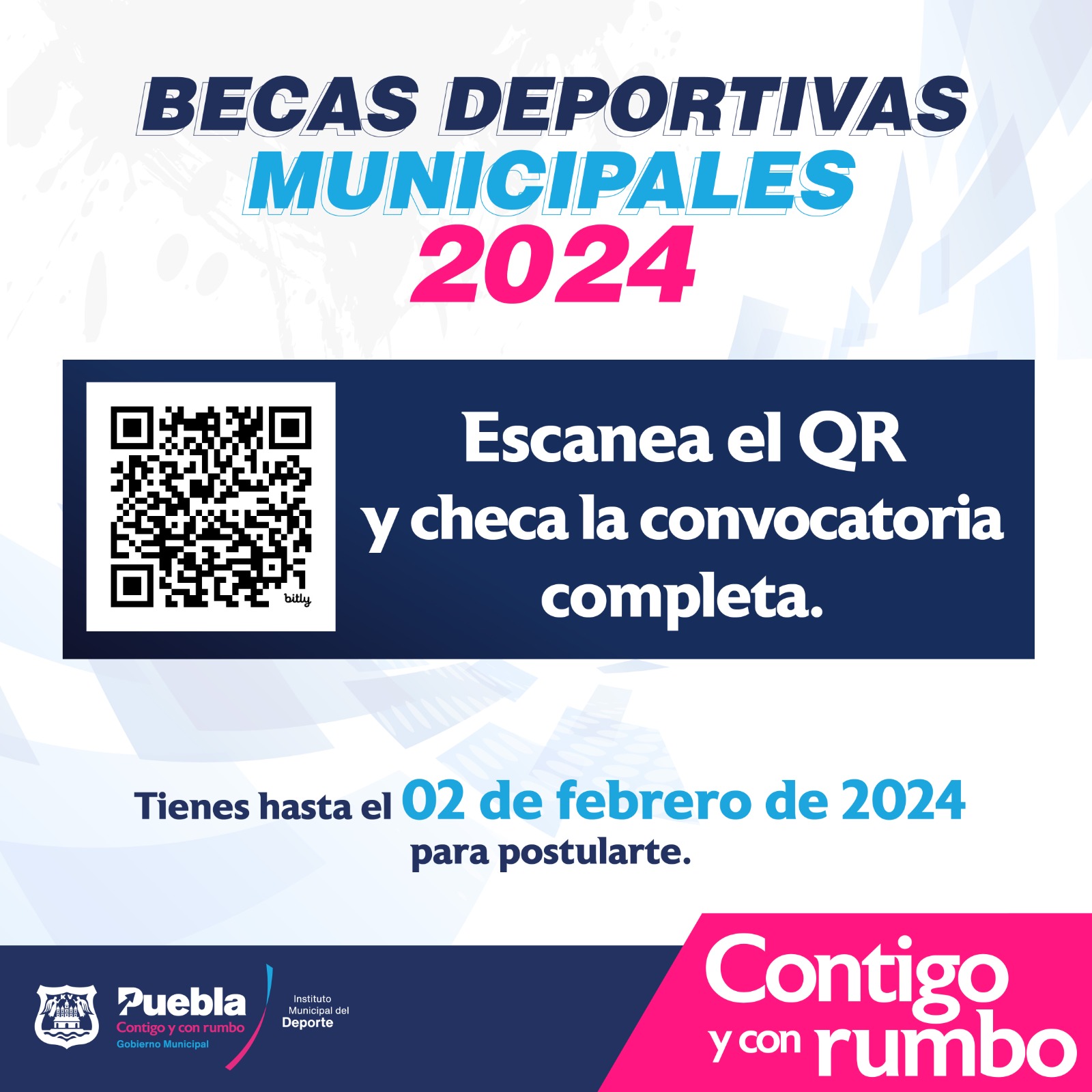 Lanza ayuntamiento de Puebla convocatoria para las becas deportivas 2024