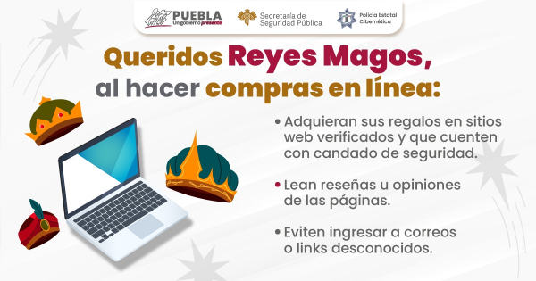 Ante “Día de Reyes Magos”, SSP emite recomendaciones de autocuidado