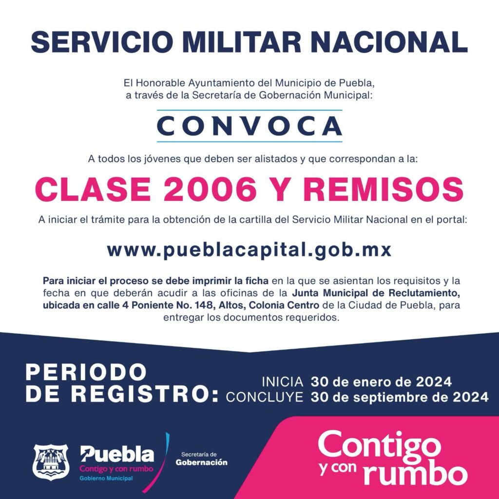 Llaman al Servicio Militar a los nacidos en 2006