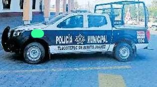 Presuntos delincuentes robaron  patrulla a policías de Tlacotepec de Juárez
