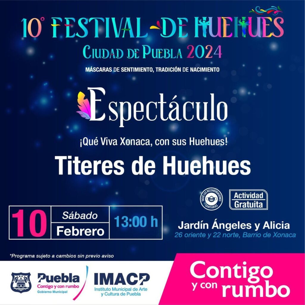 Cartelera cultural y artística en Puebla capital