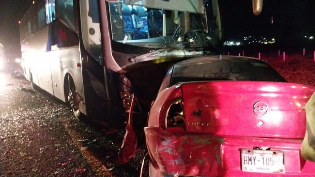 Dos muertos por carambola en la México Tuxpan