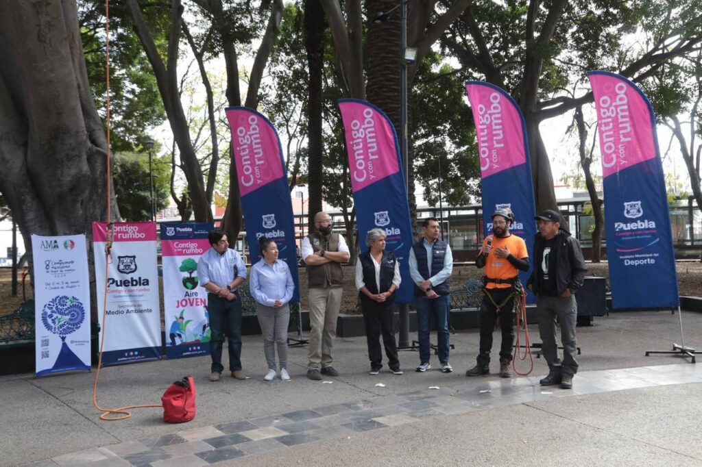 Presentan campeonato mexicano de trepa árboles