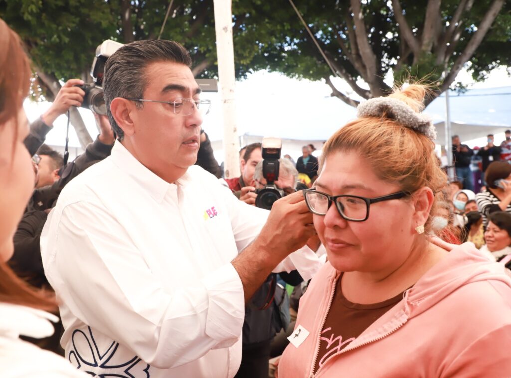 Sergio Salomón y Gaby Bonilla encabezan jornada de bienestar en La Margarita