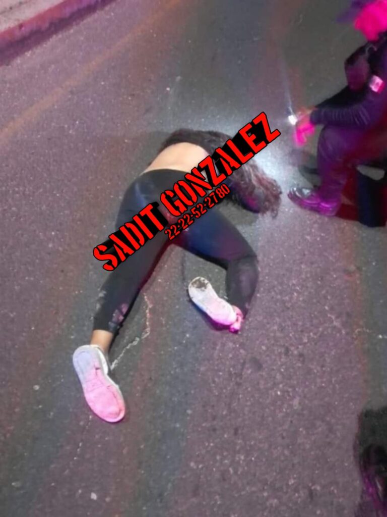 Murió mujer por accidente de moto en Huejotzingo