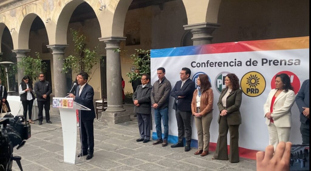 Presenta alianza “Mejor Rumbo para Puebla” a voceros de Eduardo Rivera