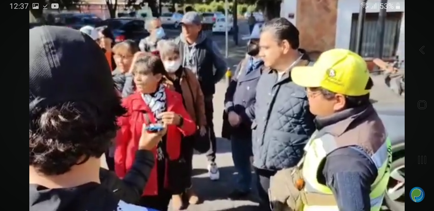 Video desde Puebla: Vecinos de Santiago y los Sapos se oponen a la peatonalización