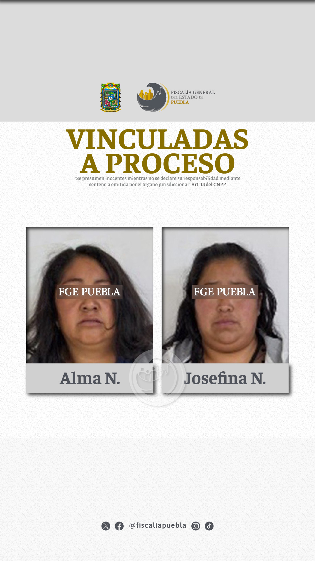 Josefina y Alma robaron iglesia en Palmarito Tochapa