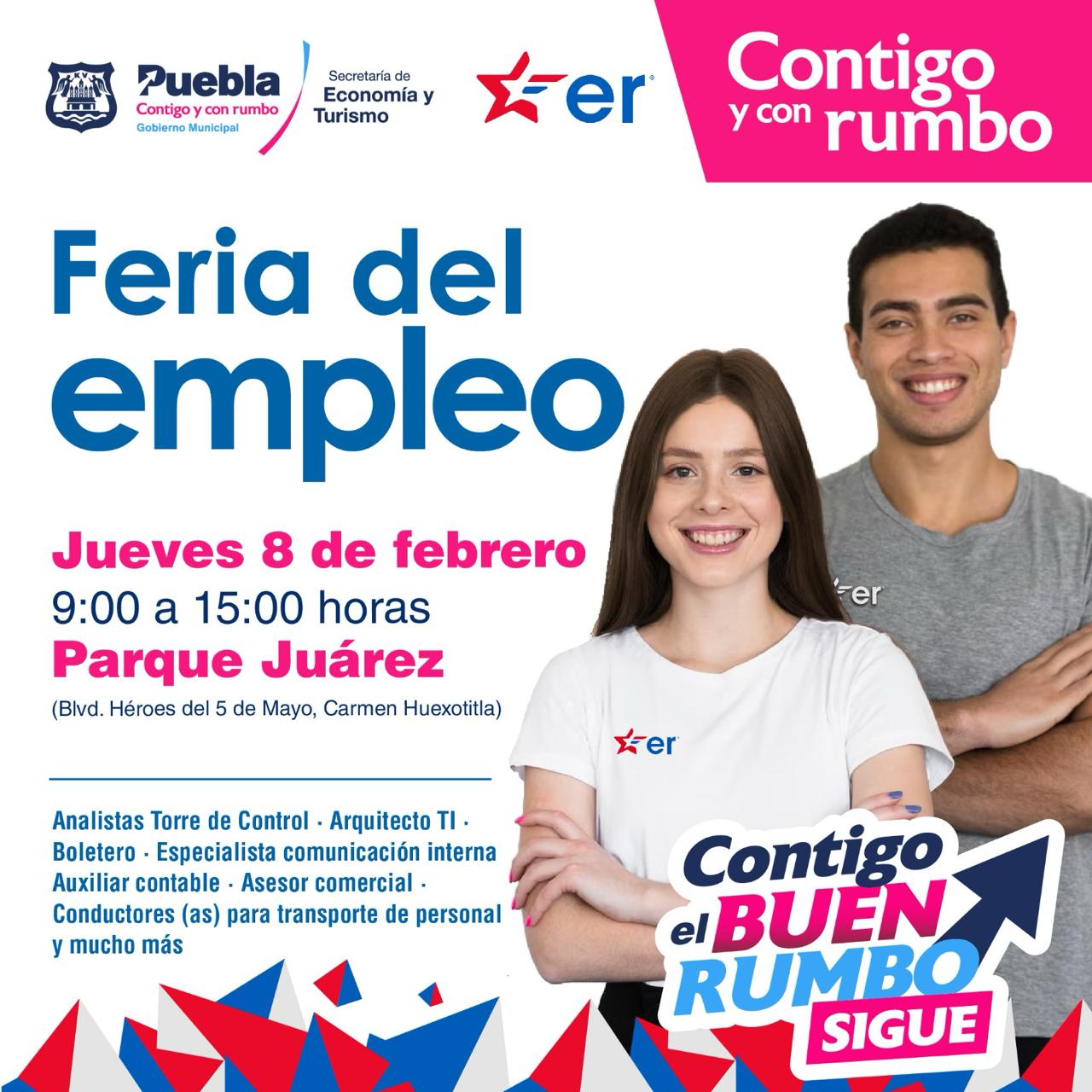 Ayuntamiento de Puebla invita a participar en la primera Feria del Empleo 2024