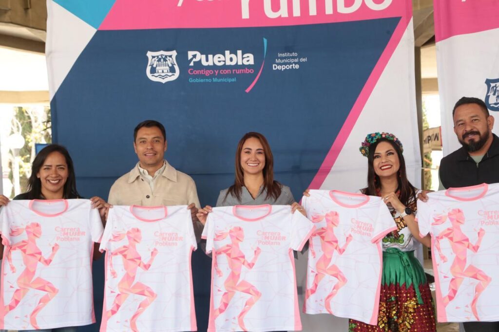 Lista la playera de la Carrera de la Mujer Poblana