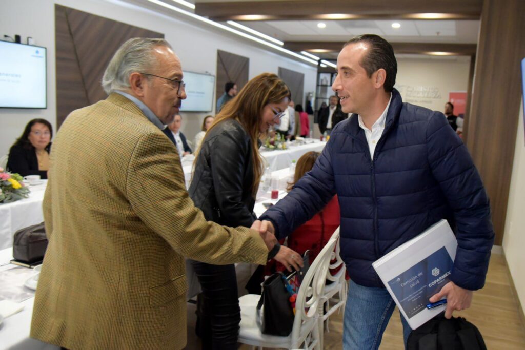 Comisión de Salud COPARMEX invita a Mario Riestra a dialogar