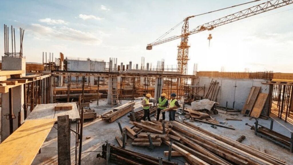 El valor de producción generado por las empresas constructoras aumentó en términos reales 1 %