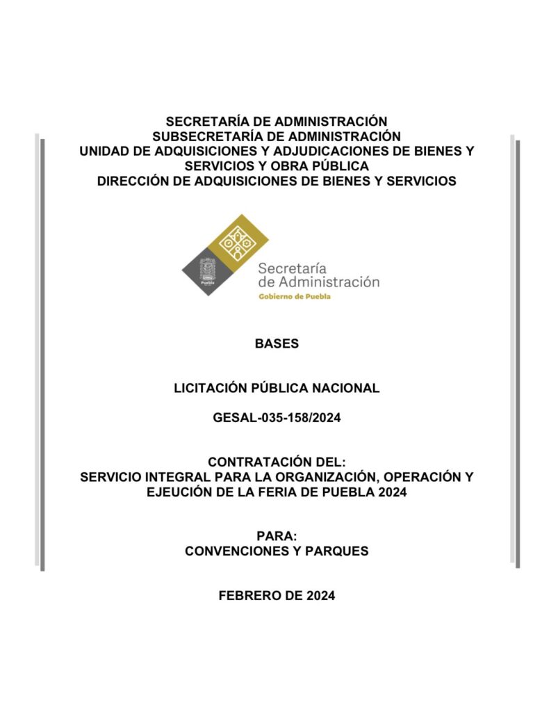 Feria de Puebla dará inicio el 25 de abril