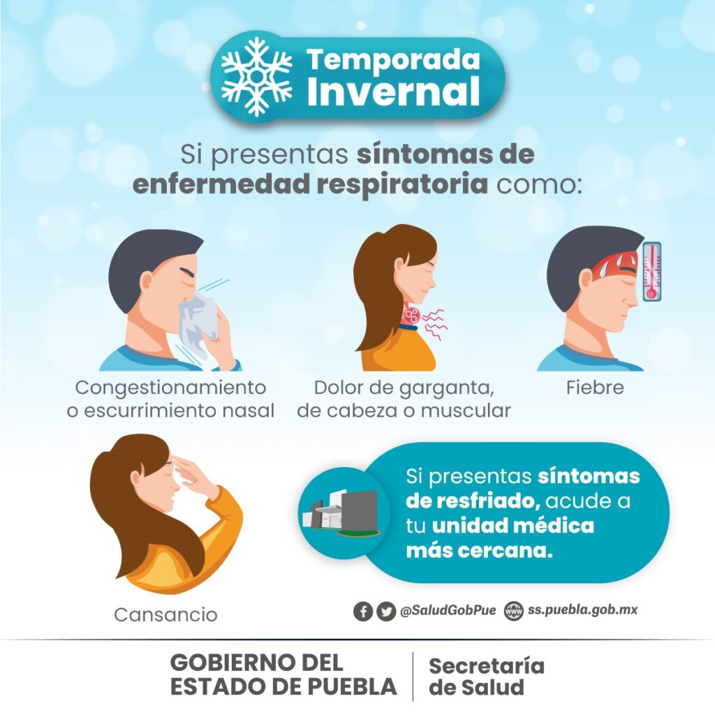 Tres nuevos casos Covid y también de influenza, reporta Salud en Puebla