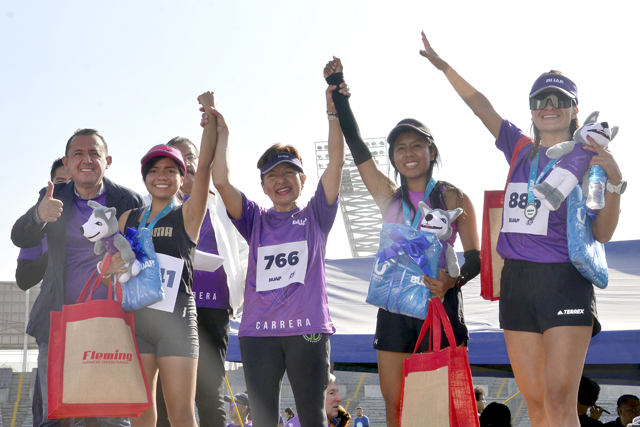 BUAP realiza con éxito segunda edición de la Carrera de la Mujer