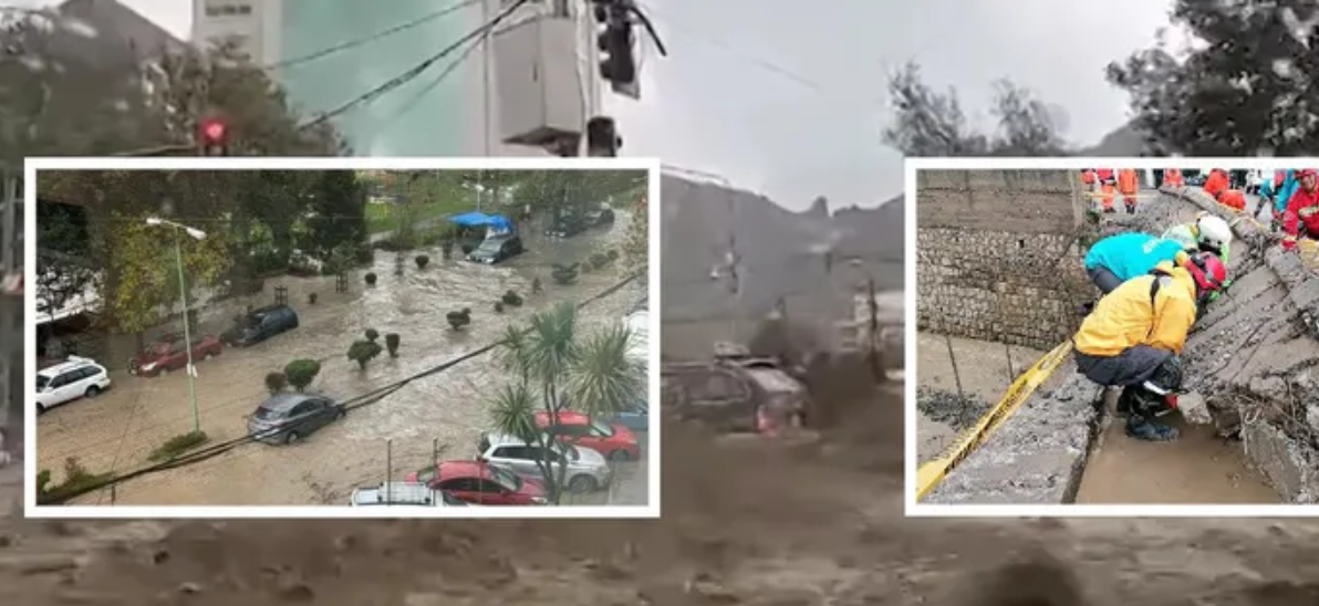 Ríos desbordados destruyen puente y provocan inundaciones en Bolivia