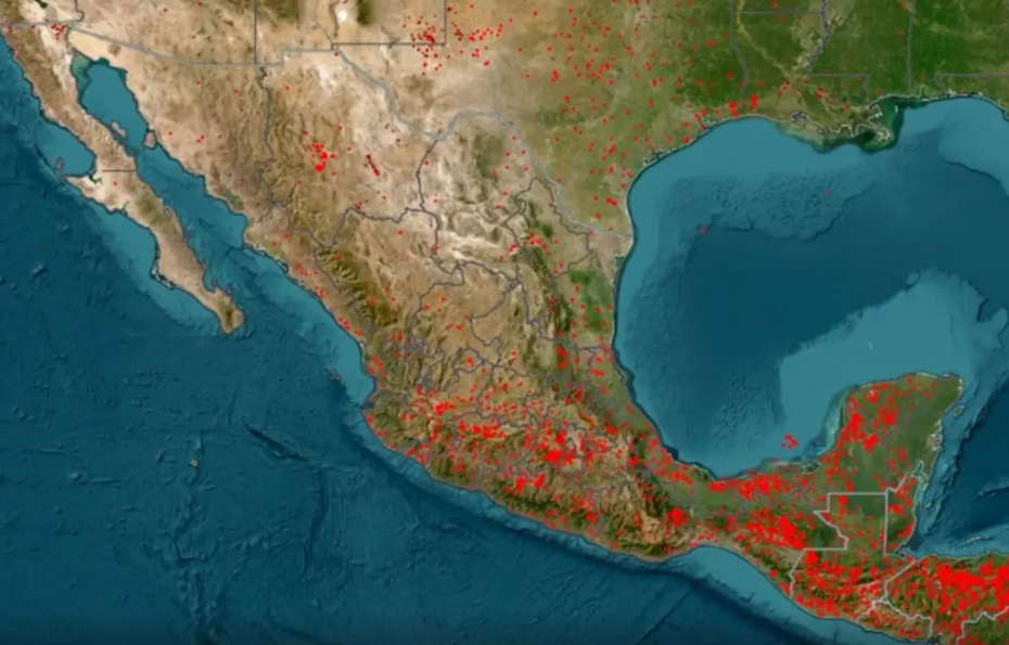 Hay 120 incendios activos en México; emiten recomendaciones