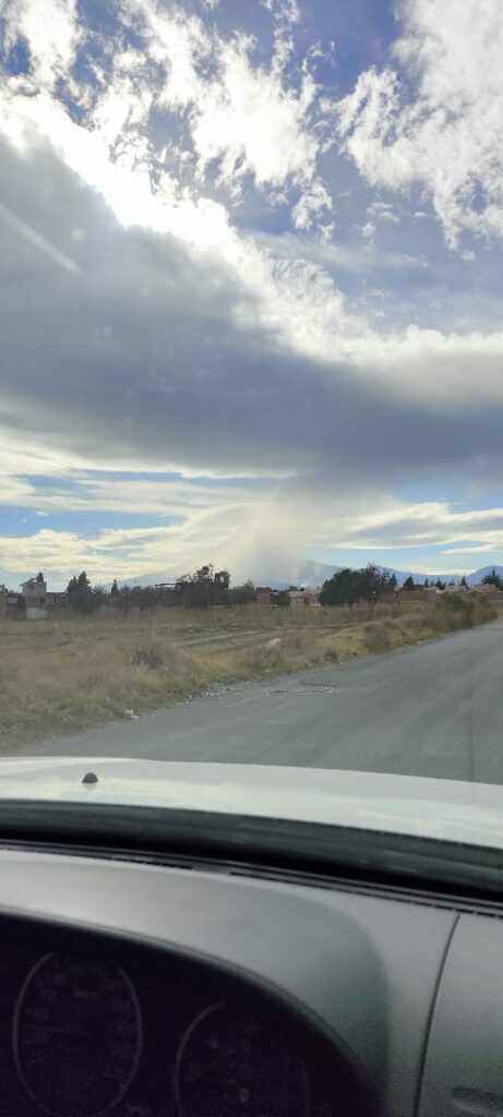Calidad de aire en zona Metropolitana es mala por la ceniza volcánica: Sergio Salomón