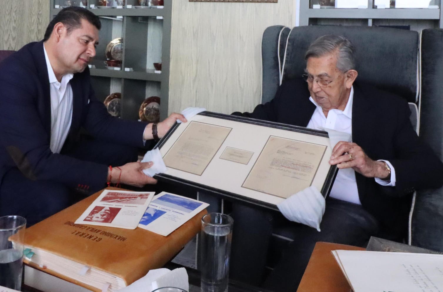 Cuauhtémoc Cárdenas apoya campaña de Alejandro Armenta