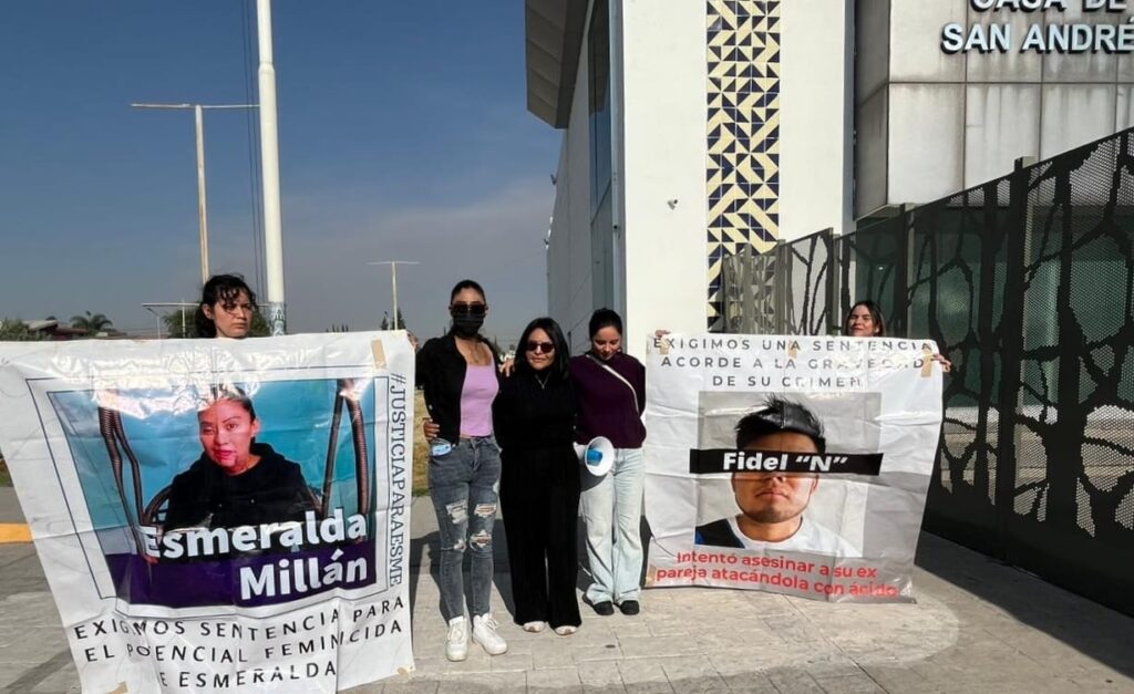 Luego de cinco años dan audiencia al agresor de Esmeralda, atacada con ácido en 2018