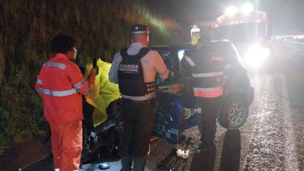 ¡Lunes mortal! accidente en la México Tuxpan dejó 2 fallecidos