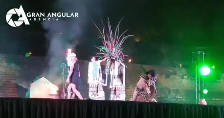 Video desde Puebla: Realizan el ritual del equinoccio en la zona arqueológica de San Pedro Cholula
