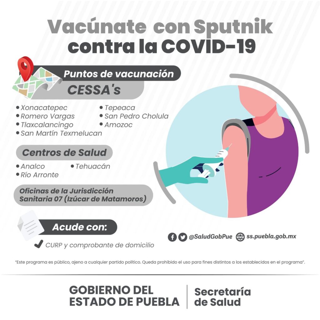 Desde Atlixco: ¡Vacúnate contra el covid-19!
